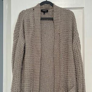 Cute and cozy oversized cardigan sweater from Express